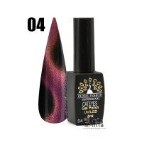 Гель лак котяче око 24D Global Fashion Cateyes № 4